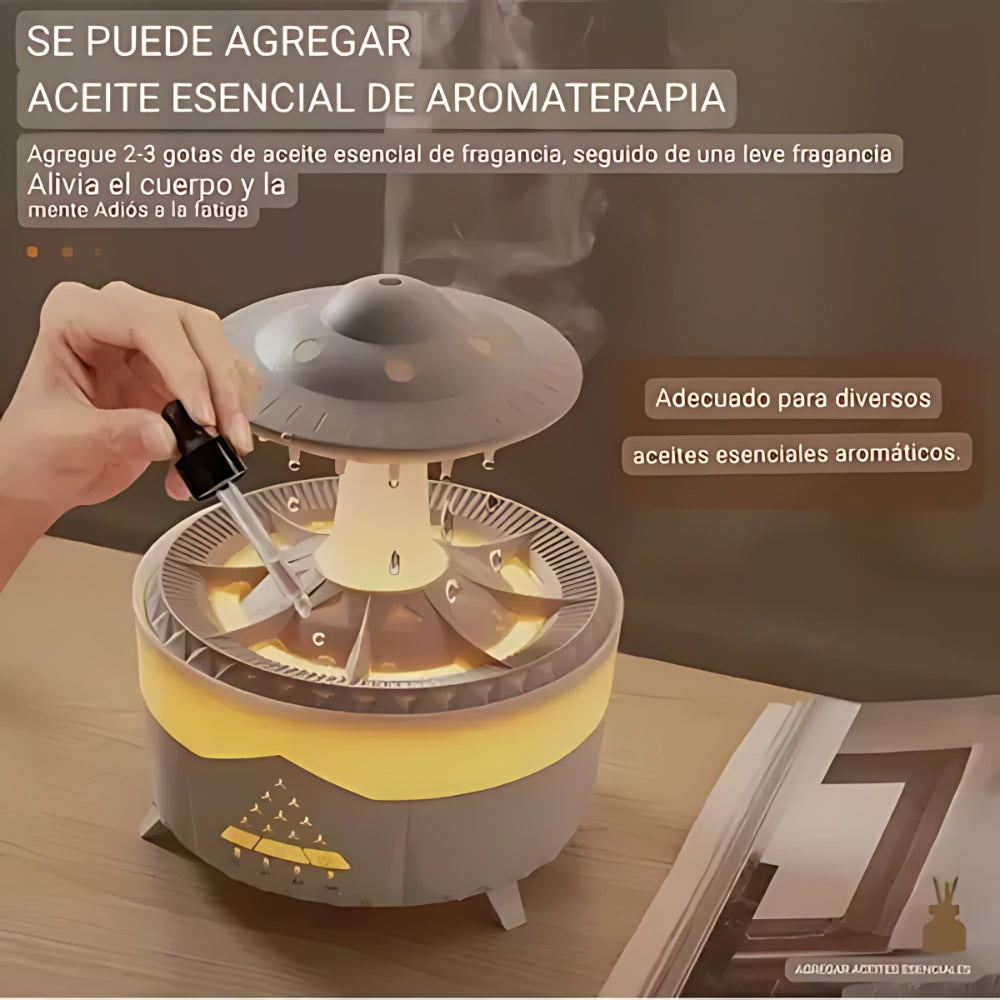 Humidificador Lluvia Aromaterapia
