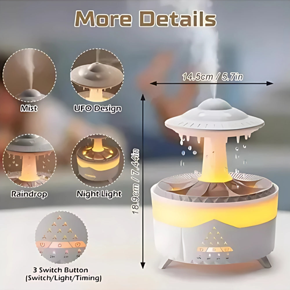 Humidificador Lluvia Aromaterapia